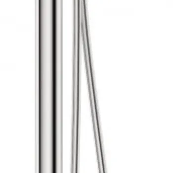 Baterie pentru cada freestanding, crom, cu set de dus, Deante Silia imagine