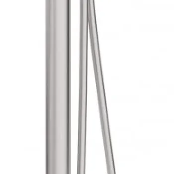 Baterie pentru cada freestanding, otel, cu set de dus, Deante Silia Hexa imagine