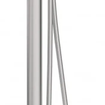 Baterie pentru cada freestanding, otel, cu set de dus, Deante Silia Hexa imagine