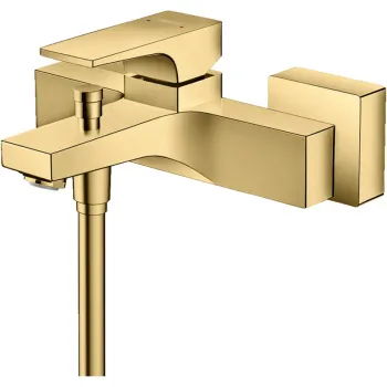 Baterie pentru cada sau dus, culoare auriu lucios, Hansgrohe Metropol, fara set de dus imagine