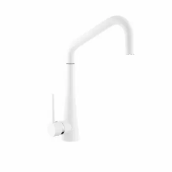 Baterie pentru chiuveta bucatarie alb mat Alveus Eden imagine