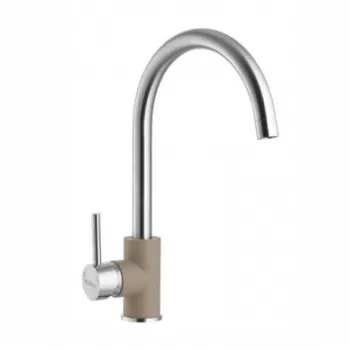 Baterie pentru chiuveta bucatarie bej Alveus Elza imagine