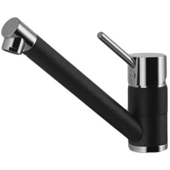 Baterie pentru chiuveta bucatarie neagra, Alveus AM 110 imagine