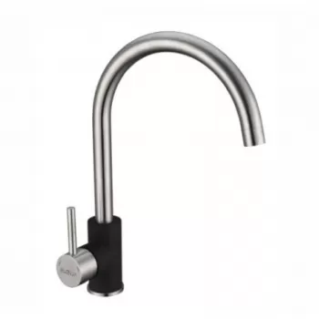 Baterie pentru chiuveta bucatarie neagra Alveus Elza imagine