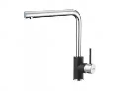 Baterie pentru chiuveta bucatarie negru carbon Alveus Selma imagine