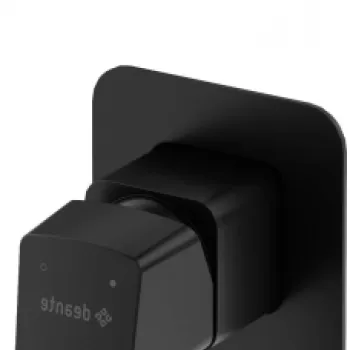 Baterie pentru dus, negru, cu comutator, pentru corp ingropat, Deante Blur imagine