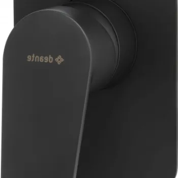 Baterie pentru dus, negru, fara comutator, pentru corp ingropat, Deante Jasmin imagine