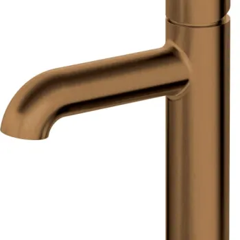 Baterie pentru lavoar, bronz periat, Deante Silia imagine