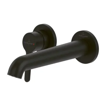Baterie pentru lavoar, montaj incastrat, negru mat, VilleroyBoch Skyla imagine