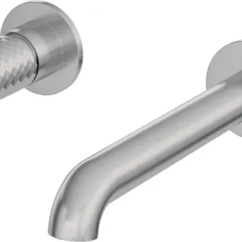 Baterie pentru lavoar, otel, montaj ingropat, Deante Silia Hexa imagine