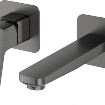 Baterie pentru lavoar, titan, montaj ingropat, Deante Blur imagine
