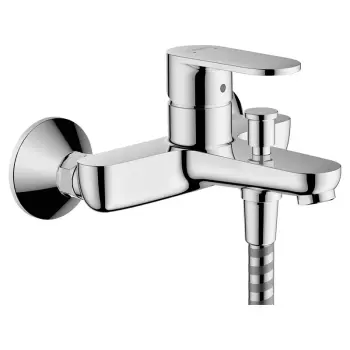 Baterie perete cada sau dus, culoare crom, Vernis Blend, Hansgrohe imagine
