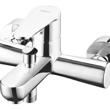 Baterie perete cada si dus culoare crom Ferro, Algeo imagine