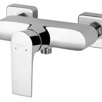 Baterie perete dus culoare crom Ferro, Algeo Square imagine