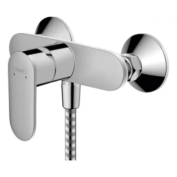 Baterie perete dus, culoare crom lucios Hansgrohe Vernis Blend imagine