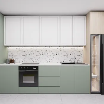 Bucatarie pe comanda Aria realizata din MDF vopsit si PAL premium - model personalizabil imagine