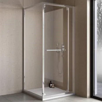 Cabina dus cu usa glisant,  rotativ 120 x 80, crom, Kolpasan, Stellar Uni imagine