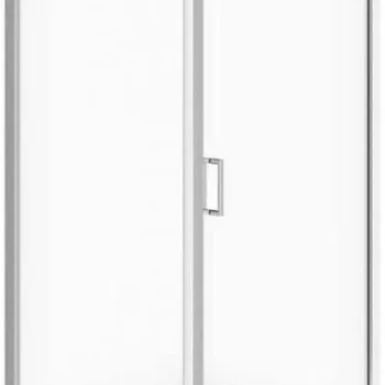 Cabina dus cu usa pivotanta 90x90 cm, sticla transparenta, Cersanit imagine