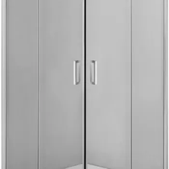 Cabina dus patrata 80x80 cm cu usi culisante crom Deante, Funkia imagine
