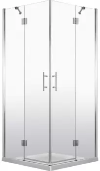 Cabina dus patrata cu usi batante 80 x 80 cm Deante, Abelia imagine