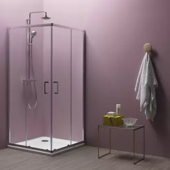 Cabina dus sticla patrata KolpaSan, Eco Quat imagine