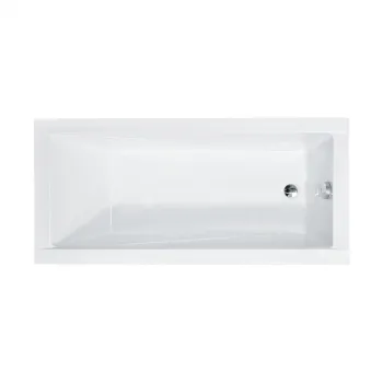 Cada baie dreptunghiulara, acril, 150 x 70 cm, instalatie completa, Besco Modern 2 imagine