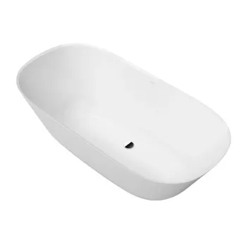 Cada baie freestanding 155x75 cm alb alpin, ovala, VilleroyBoch Theano imagine