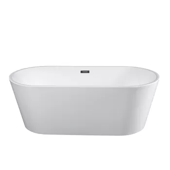 Cada baie freestanding 170 x 75 cm, ovala cu preaplin Ovale Foglia imagine