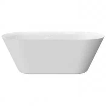 Cada baie freestanding alba, ovala, acril, 167 x 75 cm, Florida Viva imagine