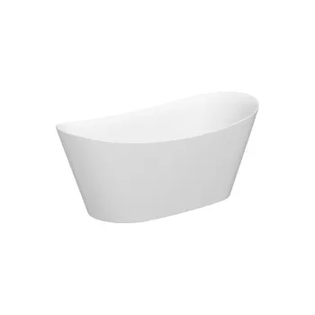 Cada baie freestanding Cersanit Inverto, 170 x 80 cm, ovala, alb lucios imagine