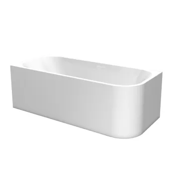 Cada baie freestanding dreptunghiulara 150 x 75 cm alba, orientare dreapta Florida Maugli imagine