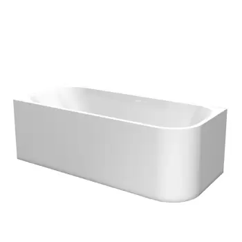 Cada baie freestanding dreptunghiulara 150x75 cm alba Florida Maugli imagine