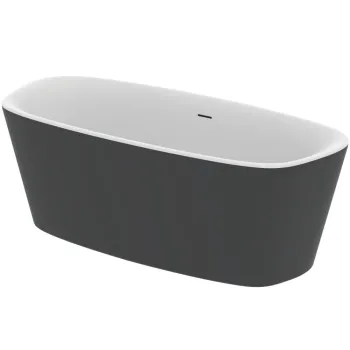 Cada baie freestanding Ideal Standard Dea, 170x75 cm, alb negru mat imagine