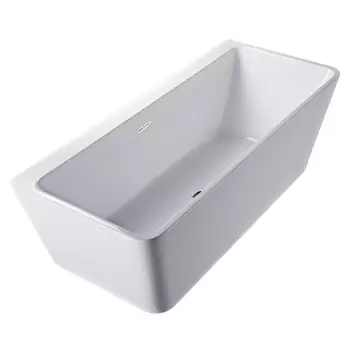 Cada baie freestanding la perete cu preaplin dreptunghiulara 150 x 80 Florida, Alvaro New imagine