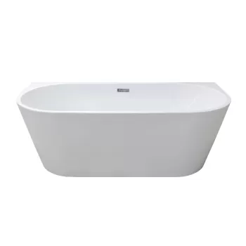 Cada baie freestanding, lipita de perete, 170 x 80 cm, Foglia Mara imagine