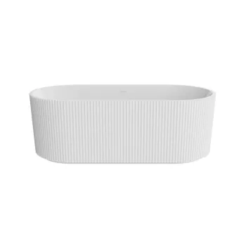 Cada baie freestanding, ovala, alba, 3D, Besco Giuliana, 170x80 cm imagine