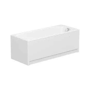 Cada baie incastrata, acril, dreptunghiulara, 170x70x39 cm, alba, Cersanit Iva imagine