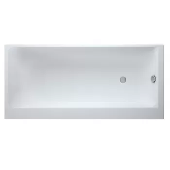 Cada baie incastrata Cersanit Smart, 160 x 80 cm, orientare dreapta, alb lucios imagine