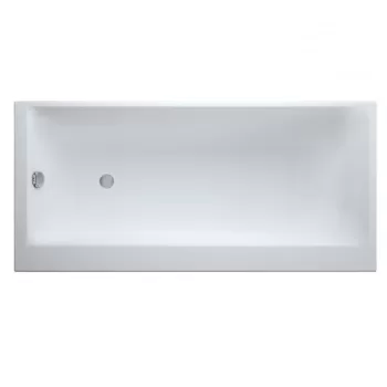 Cada baie incastrata Cersanit Smart, 160 x 80 cm, orientare stanga, alb lucios imagine