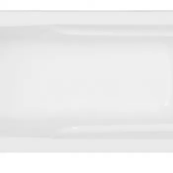 Cada baie incastrata Gala Nila, 160 x 70 cm, dreptunghiulara, alb lucios imagine