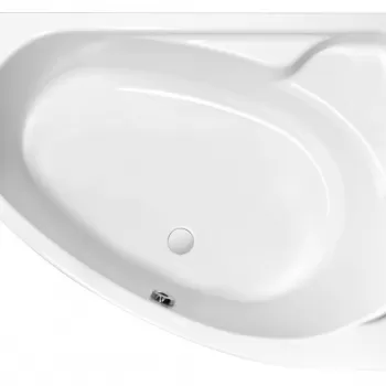 Cada baie pe colt Cersanit Kaliope, 170 x 110 cm, asimetrica, orientare dreapta, alba imagine