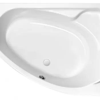 Cada baie pe colt Cersanit Kaliope, 170 x 110 cm, asimetrica, orientare stanga, alba imagine