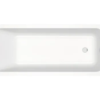 Cada de baie dreptunghiulara 170x70 cm acril alb, Cersanit Onix imagine