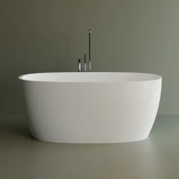 Cada de baie freestanding compozit 150x70, ovala, Foglia Cecilia imagine