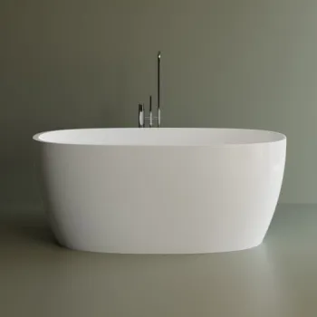 Cada de baie freestanding compozit 150x70, ovala, Foglia Cecilia imagine