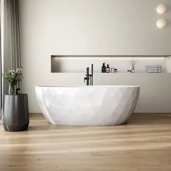 Cada freestanding compozit 3D, ovala 167 x 82 cm, Foglia Ovale imagine