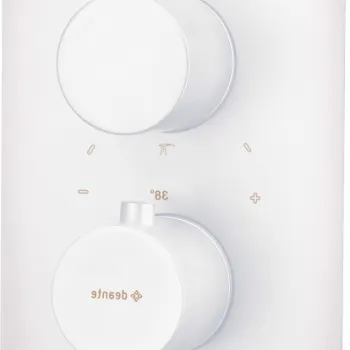 Capac pentru baterie cada cu termostat, element extern BOX, alb, Deante Therm imagine