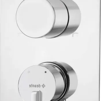 Capac pentru baterie cada, element extern BOX ascuns, crom, Deante Silia imagine