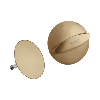 Capac ventil cada si maner rotire preaplin Hansgrohe Flexaplus, bronz periat imagine