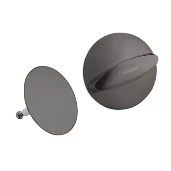 Capac ventil cada si maner rotire preaplin Hansgrohe Flexaplus, negru periat imagine